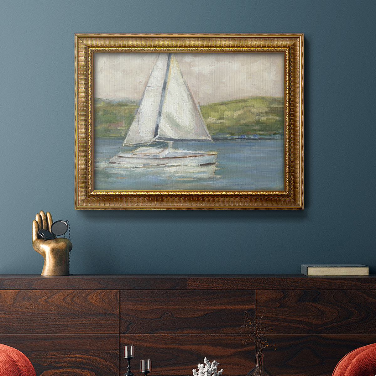 Off the Coast I Premium Framed Canvas- Ready to Hang