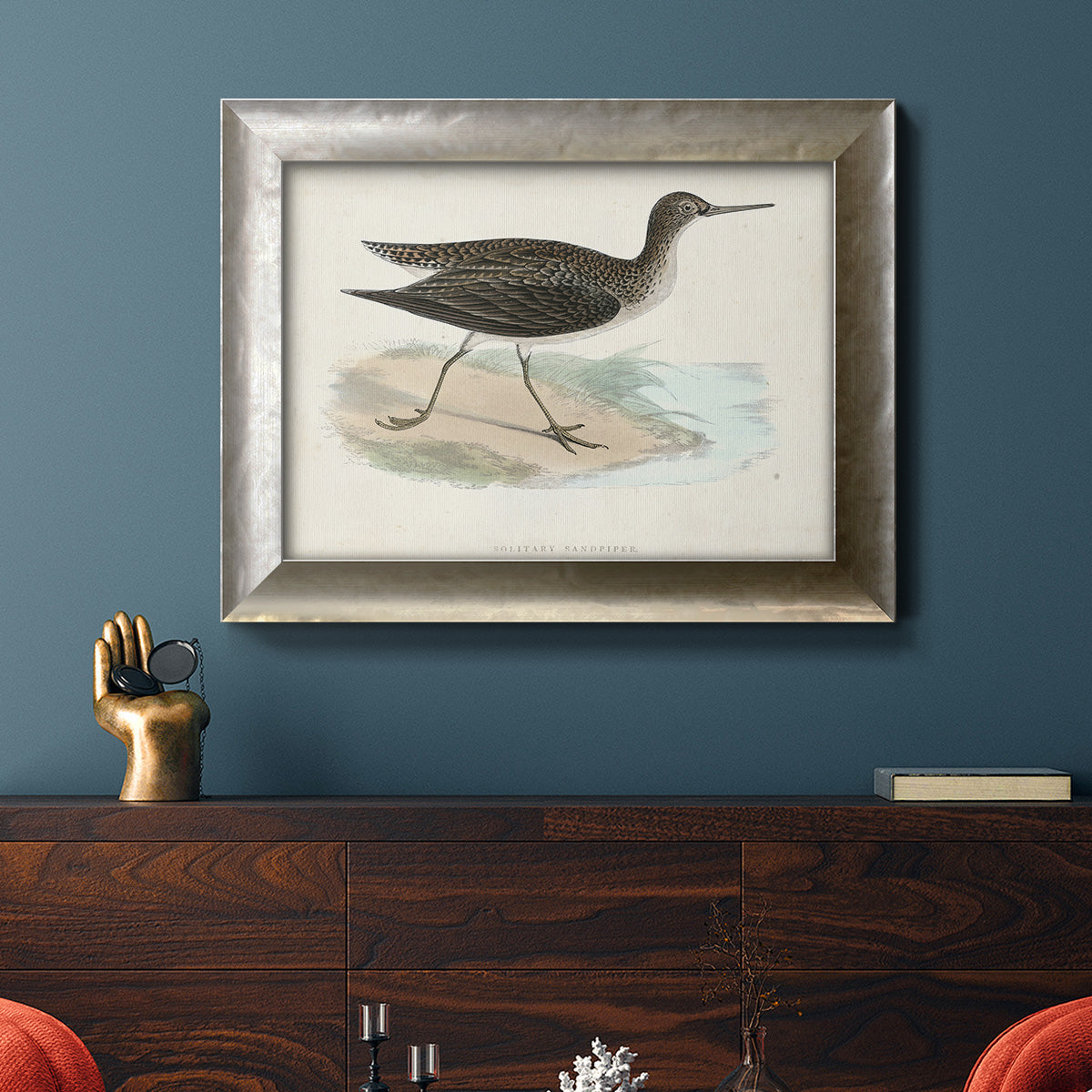 Morris Sandpipers VII Premium Framed Canvas- Ready to Hang