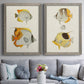 Yellow & Grey Fish I - Premium Framed Canvas 2 Piece Set - Ready to Hang