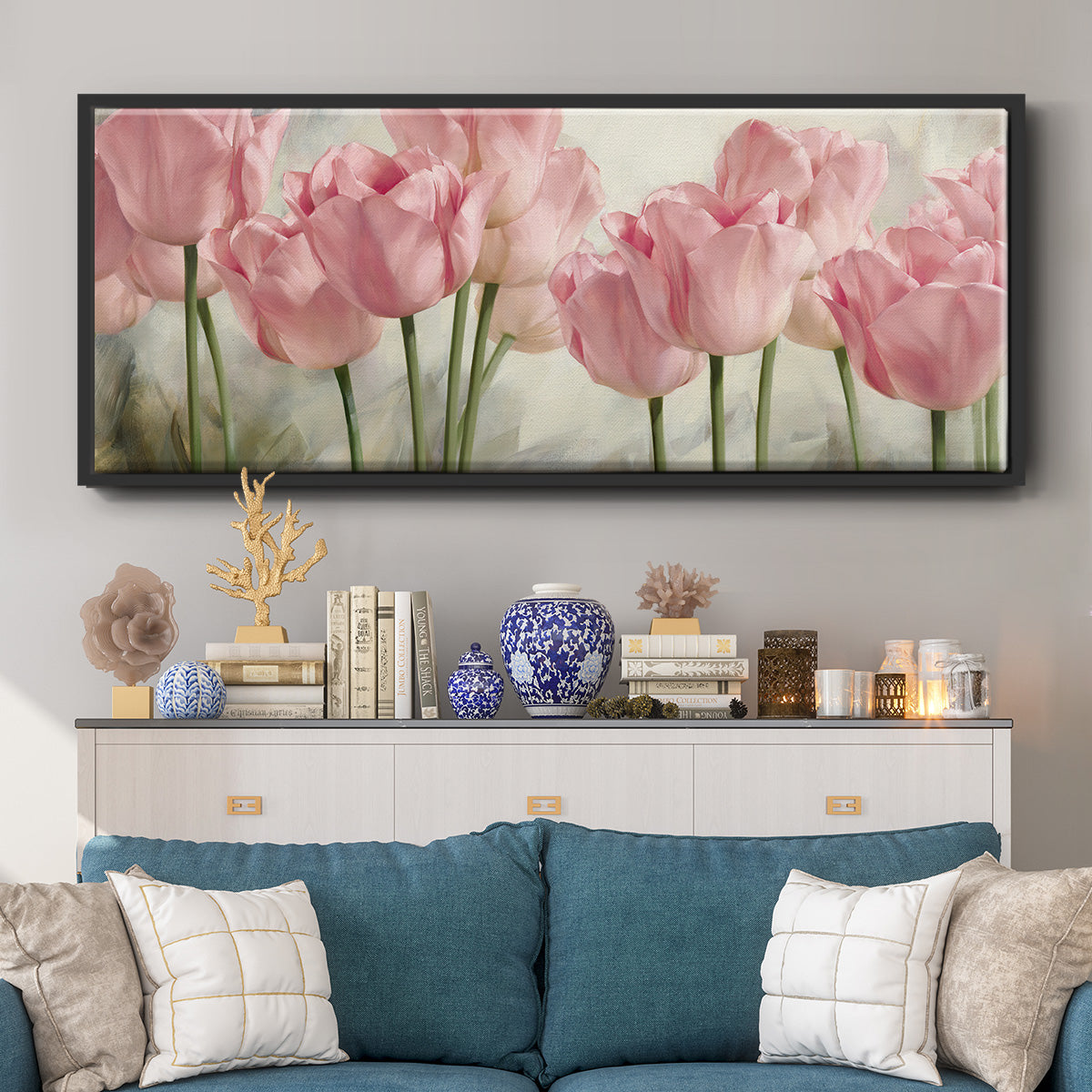 Nature Inspired II - Floater Framed Canvas Print