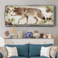 Rustic Barnwood Animals Collection D - Floater Framed Canvas Print