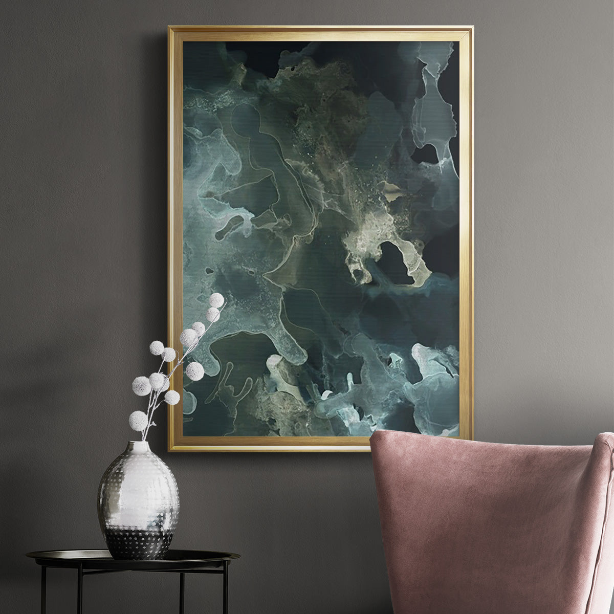 Gilded Spector I - Modern Framed Canvas Print