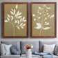 Honey Botanical I   - Premium Framed Canvas 2 Piece Set - Ready to Hang