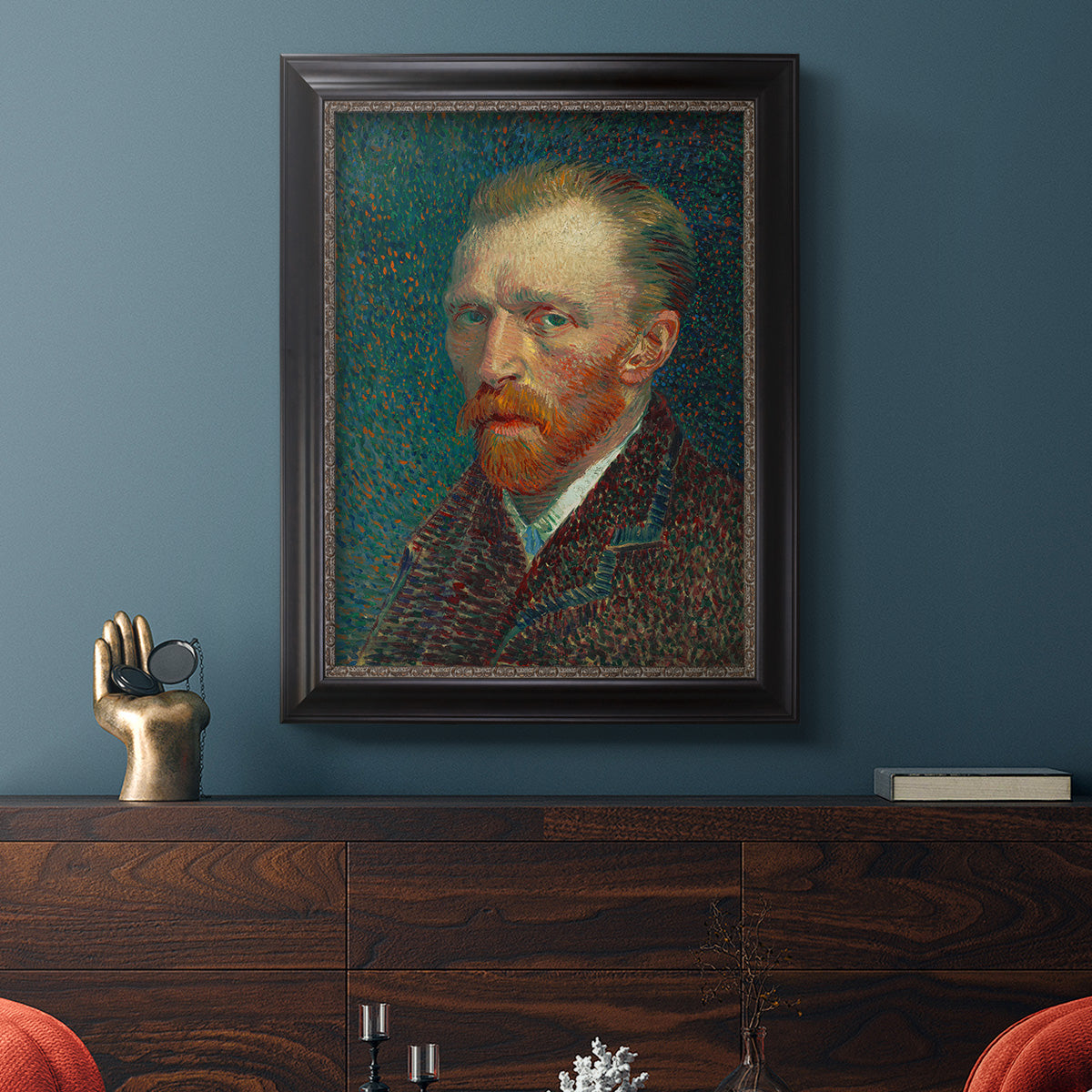 Self-Portrait, 1887 - Ornate Framed Canvas Print