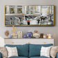 Sunday Market - Floater Framed Canvas Print