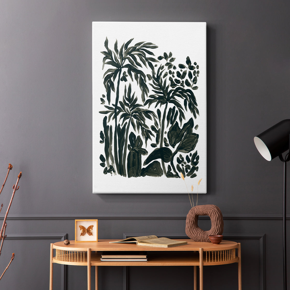 Ink Jungle III - Canvas Art Print