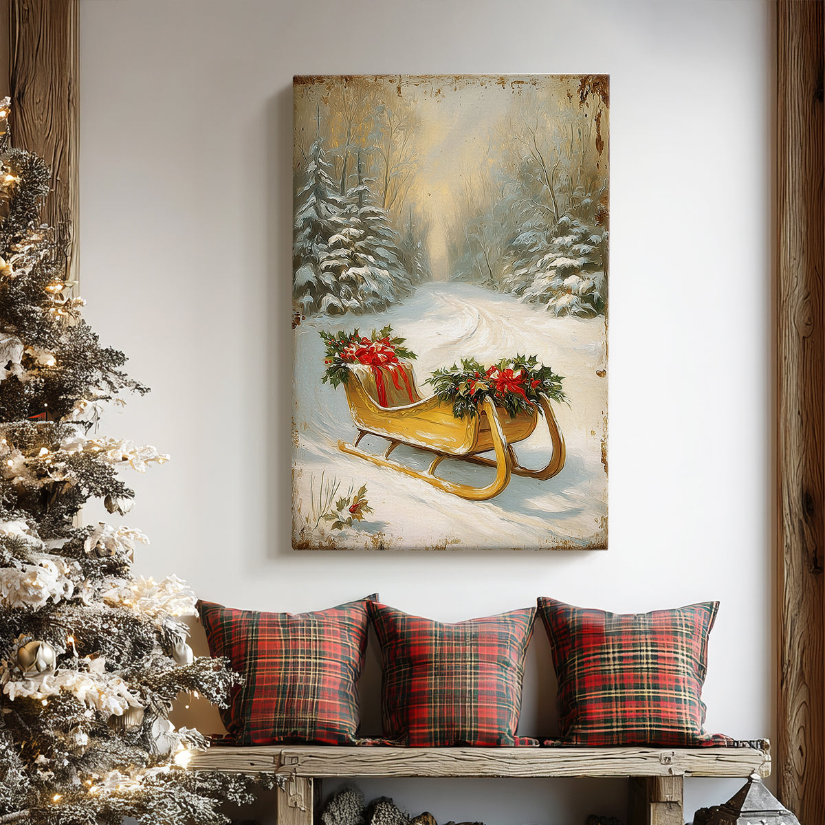 Gilded Night at Midnight - Canvas Art Print