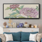 Peony Blooms I - Floater Framed Canvas Print