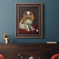 A King Charles Spaniel - Ornate Framed Canvas Print
