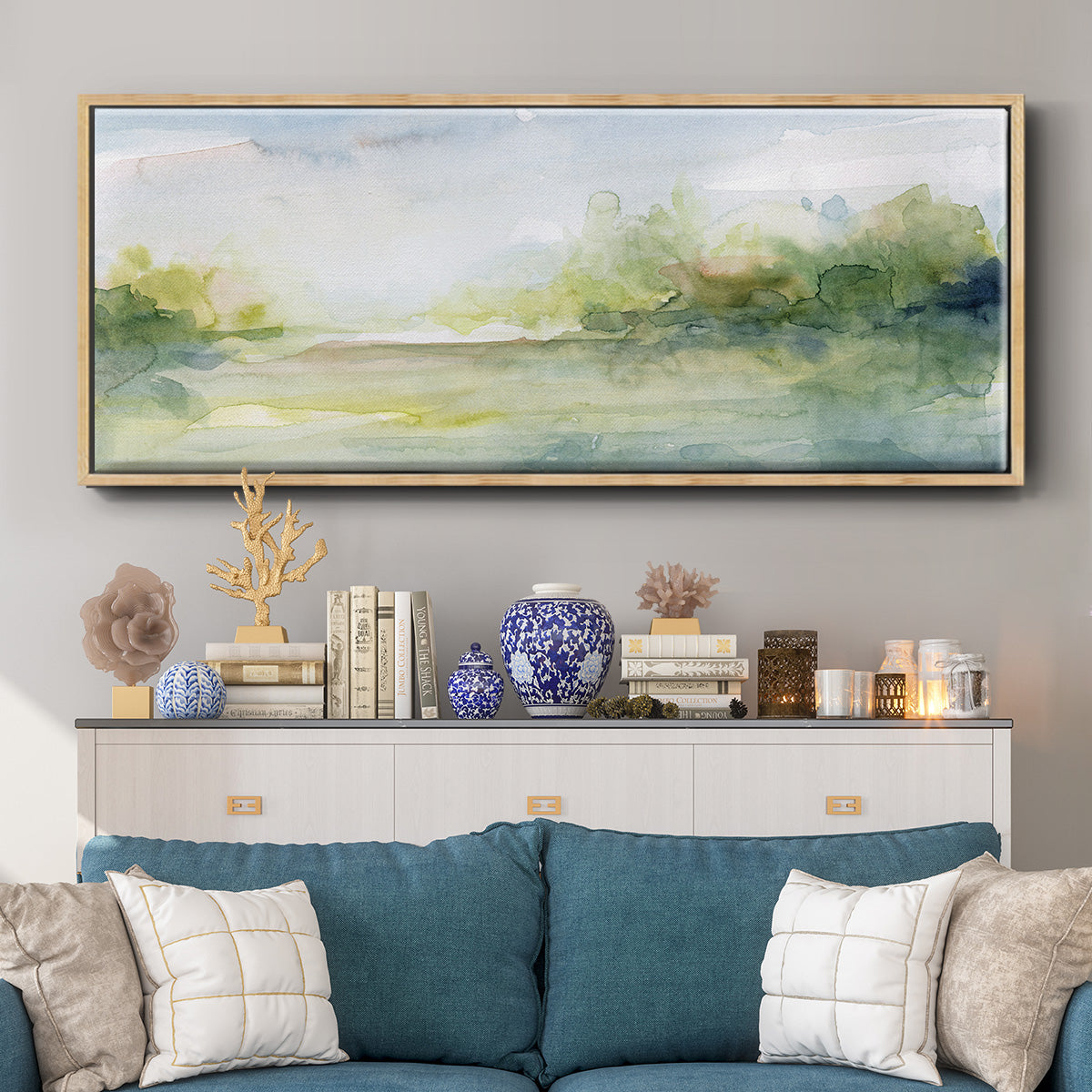 Clear Day - Floater Framed Canvas Print
