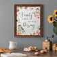 Spring Bird Blessing - Barnwood Framed Canvas Print