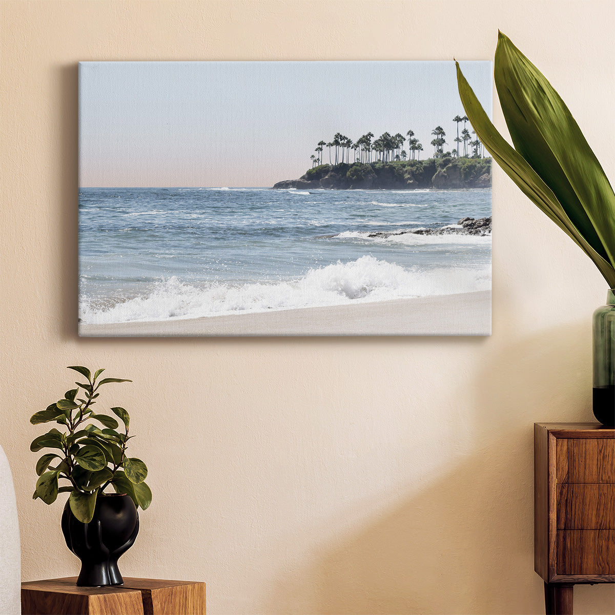 Distant Palms Premium Gallery Wrapped Canvas - Ready to Hang