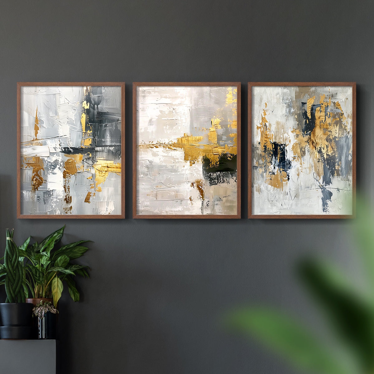 Abstract Series CLXIII - Restickable Framed Art Set