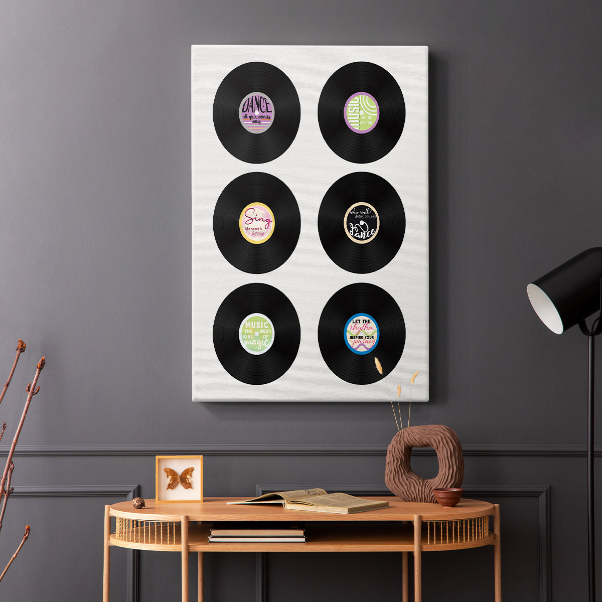 Vinyl Inspiration - Canvas Art Print