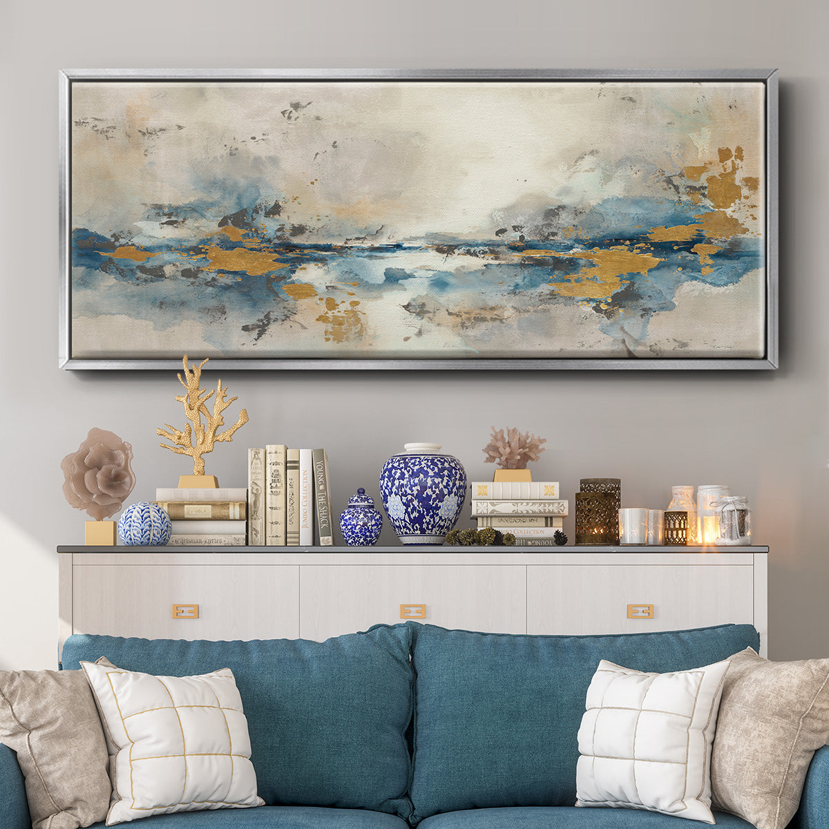 Repose - Floater Framed Canvas Print