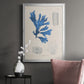 Blue Marine Algae VIII - Modern Framed Canvas Print