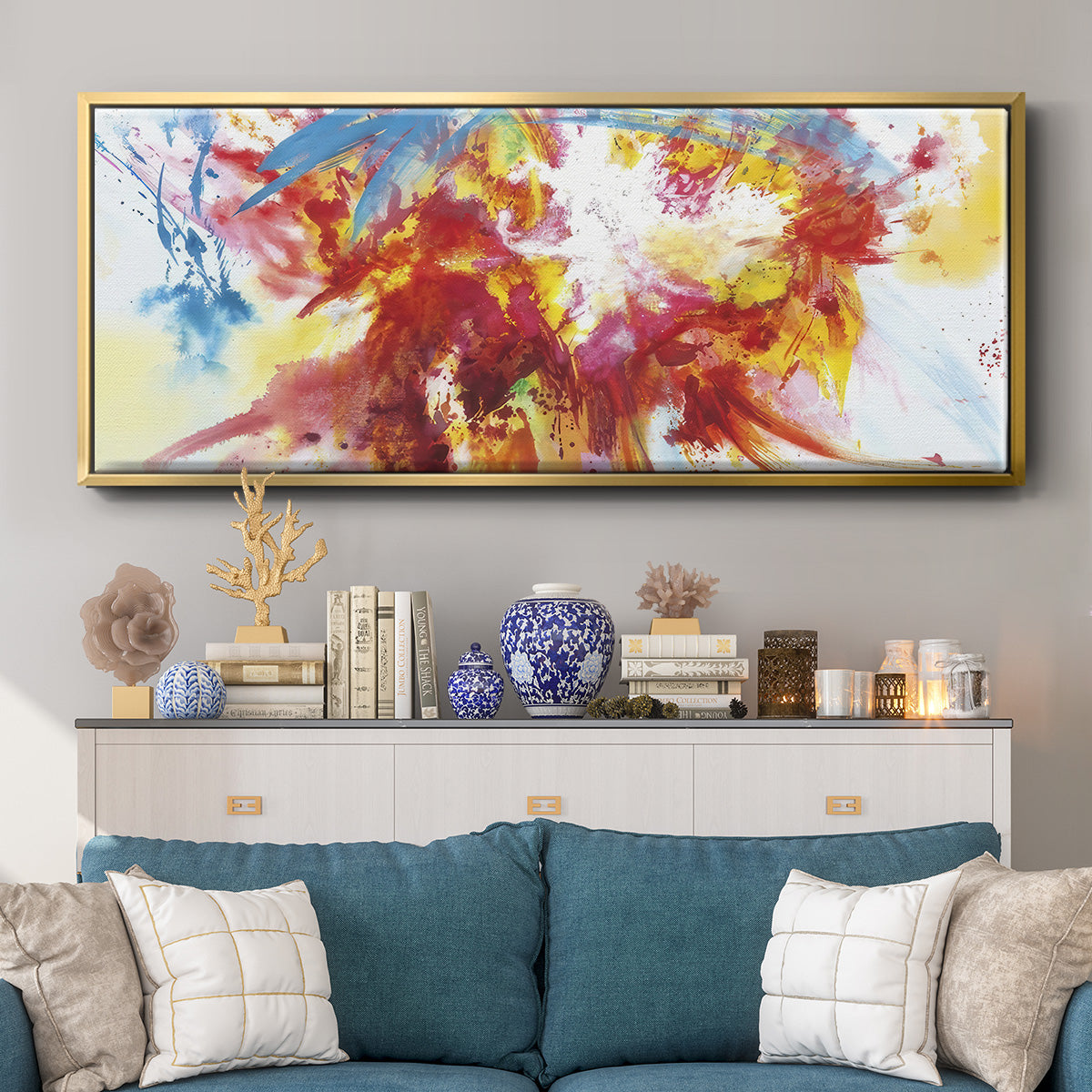 Summer Days - Floater Framed Canvas Print