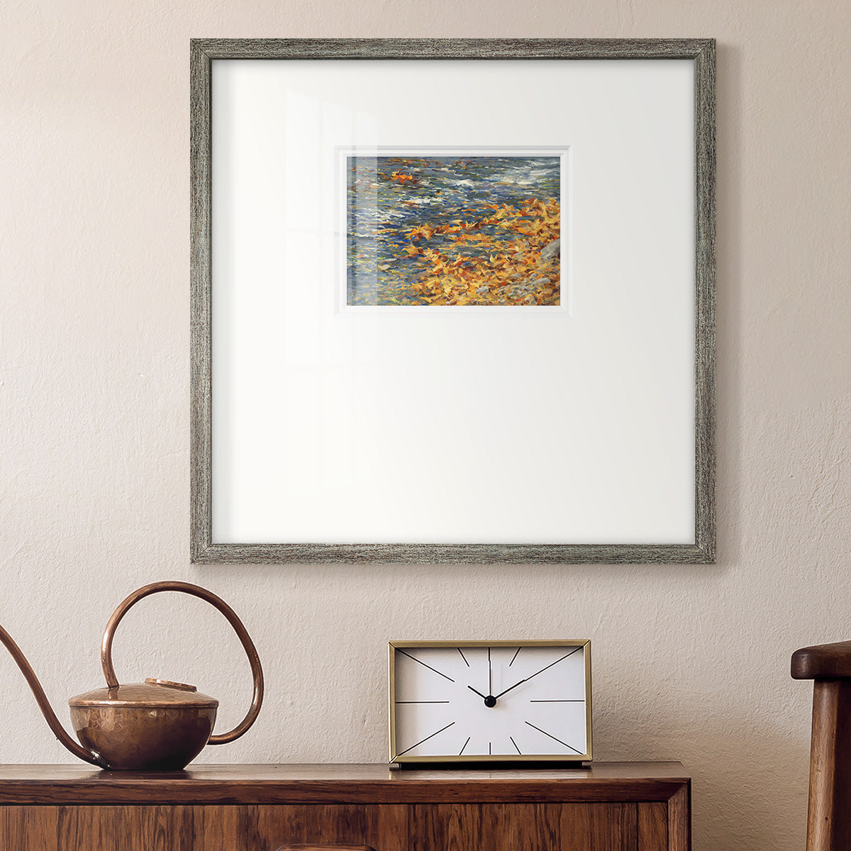 Autumn Creek Premium Framed Print Double Matboard