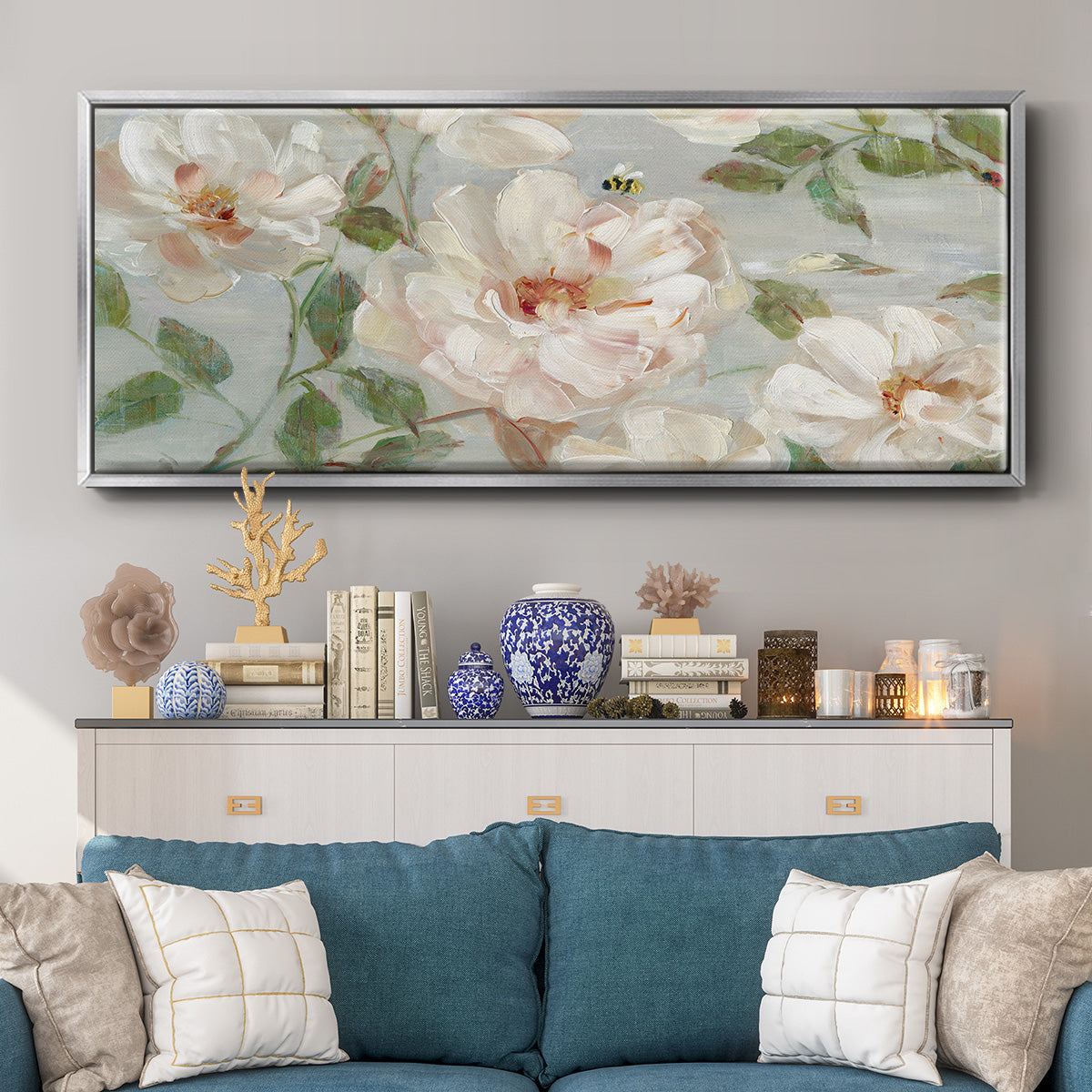 Summer Serenade - Floater Framed Canvas Print