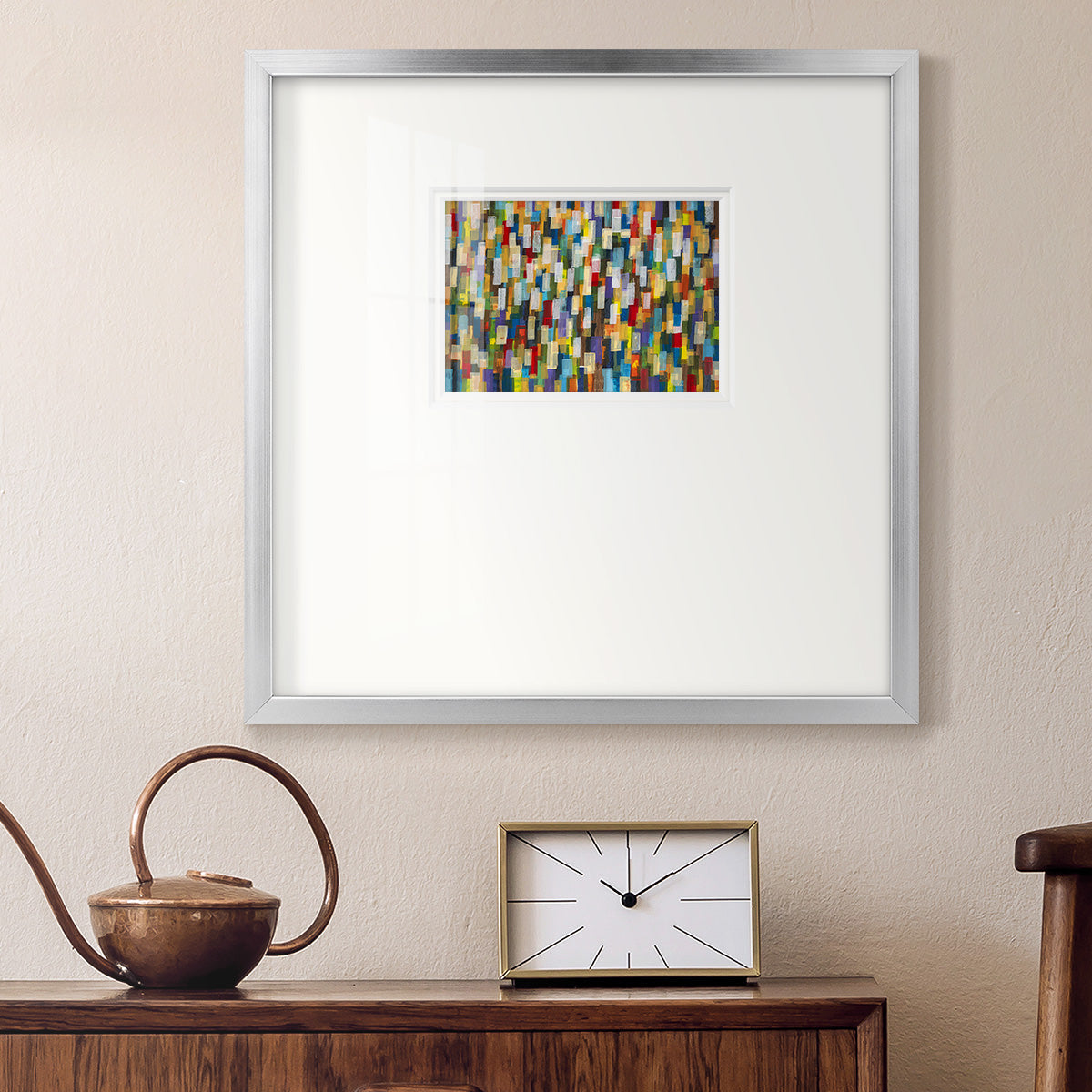 Confetti II Premium Framed Print Double Matboard