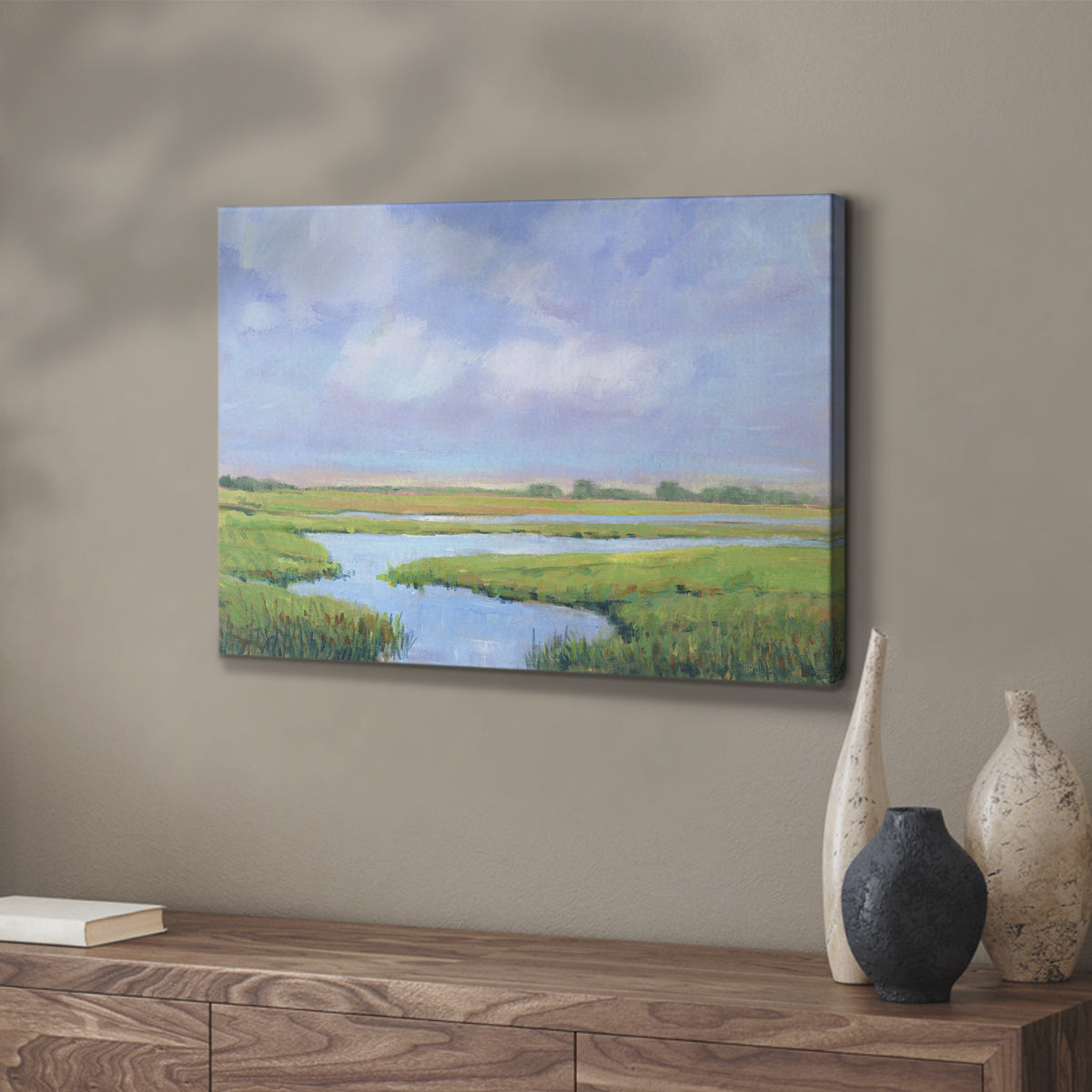 Summer Marsh II - Canvas Art Print