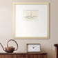 Coastal Contour Sketch I Premium Framed Print Double Matboard