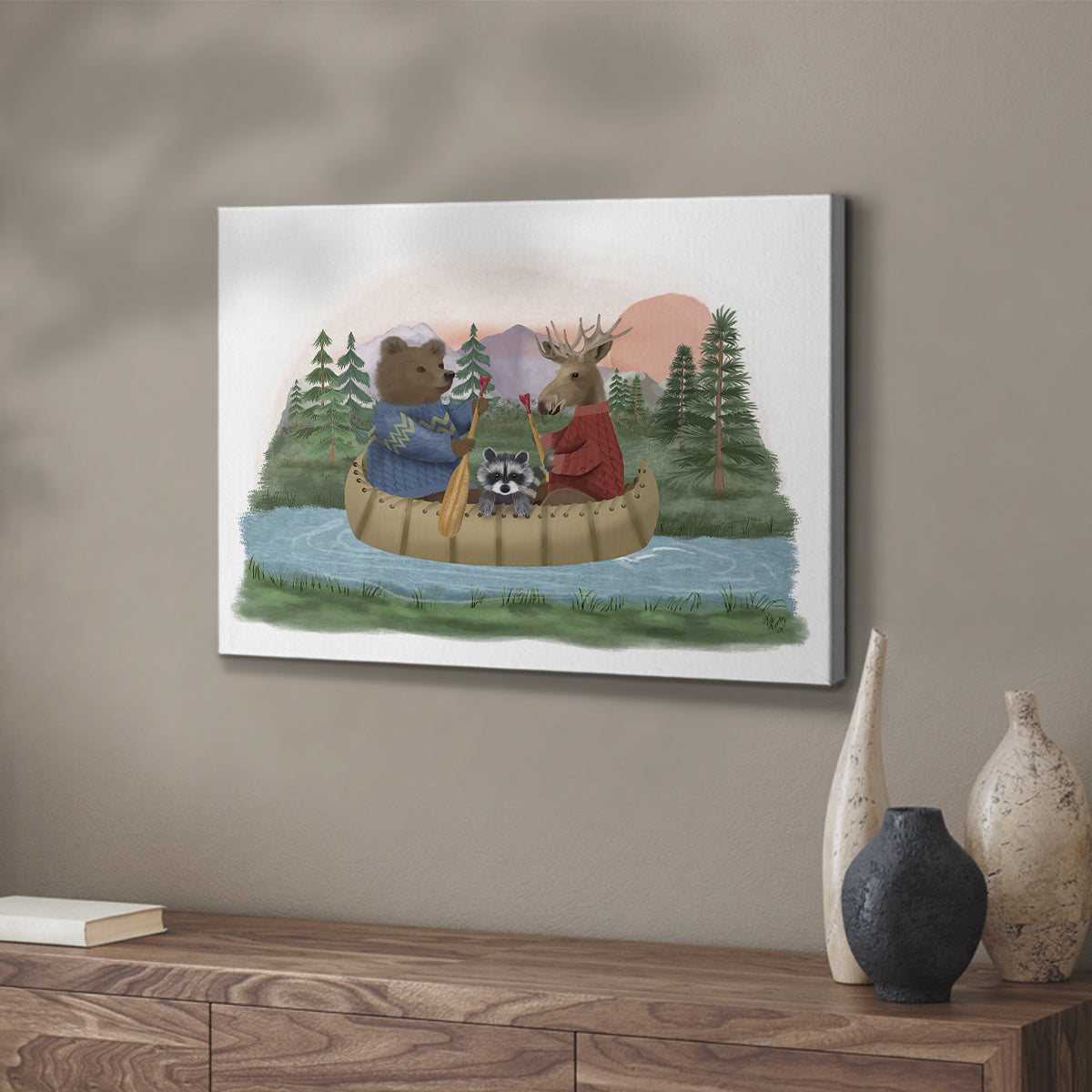 River Trip - Canvas Art Print