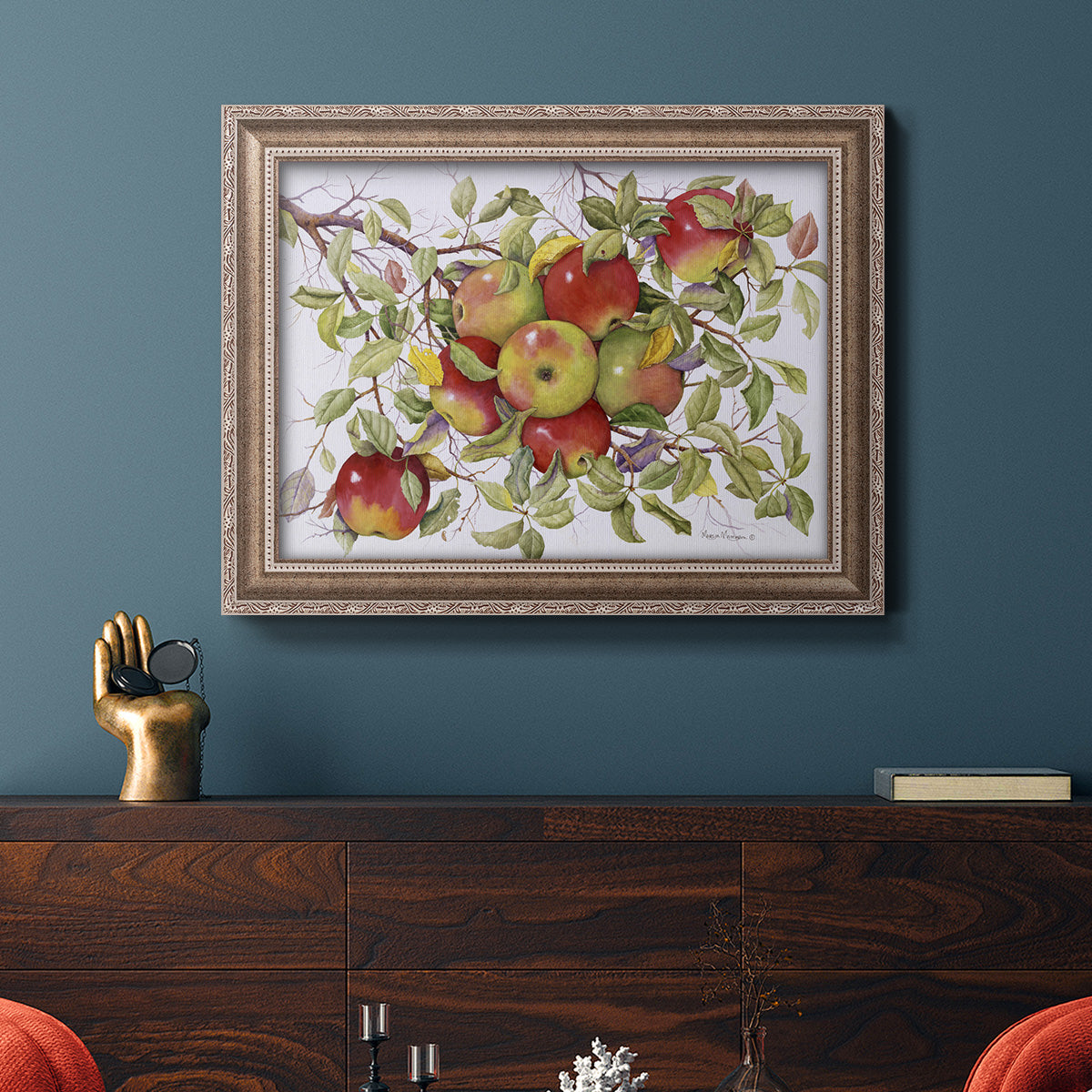 Apples Premium Framed Canvas- Ready to Hang