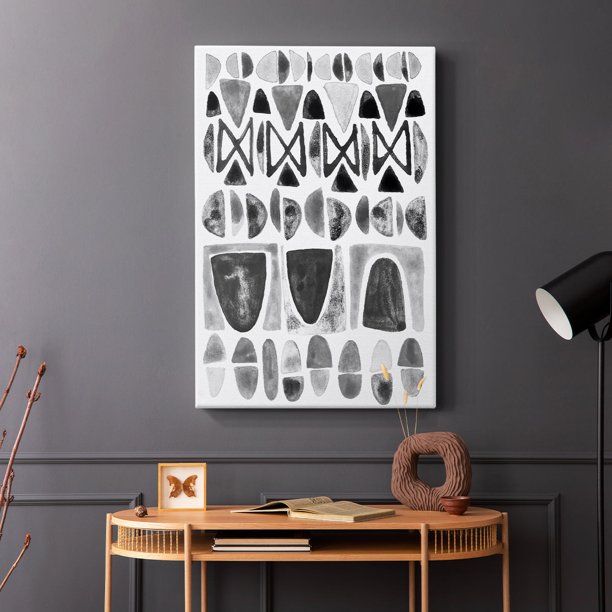 Grey Arches II - Canvas Art Print