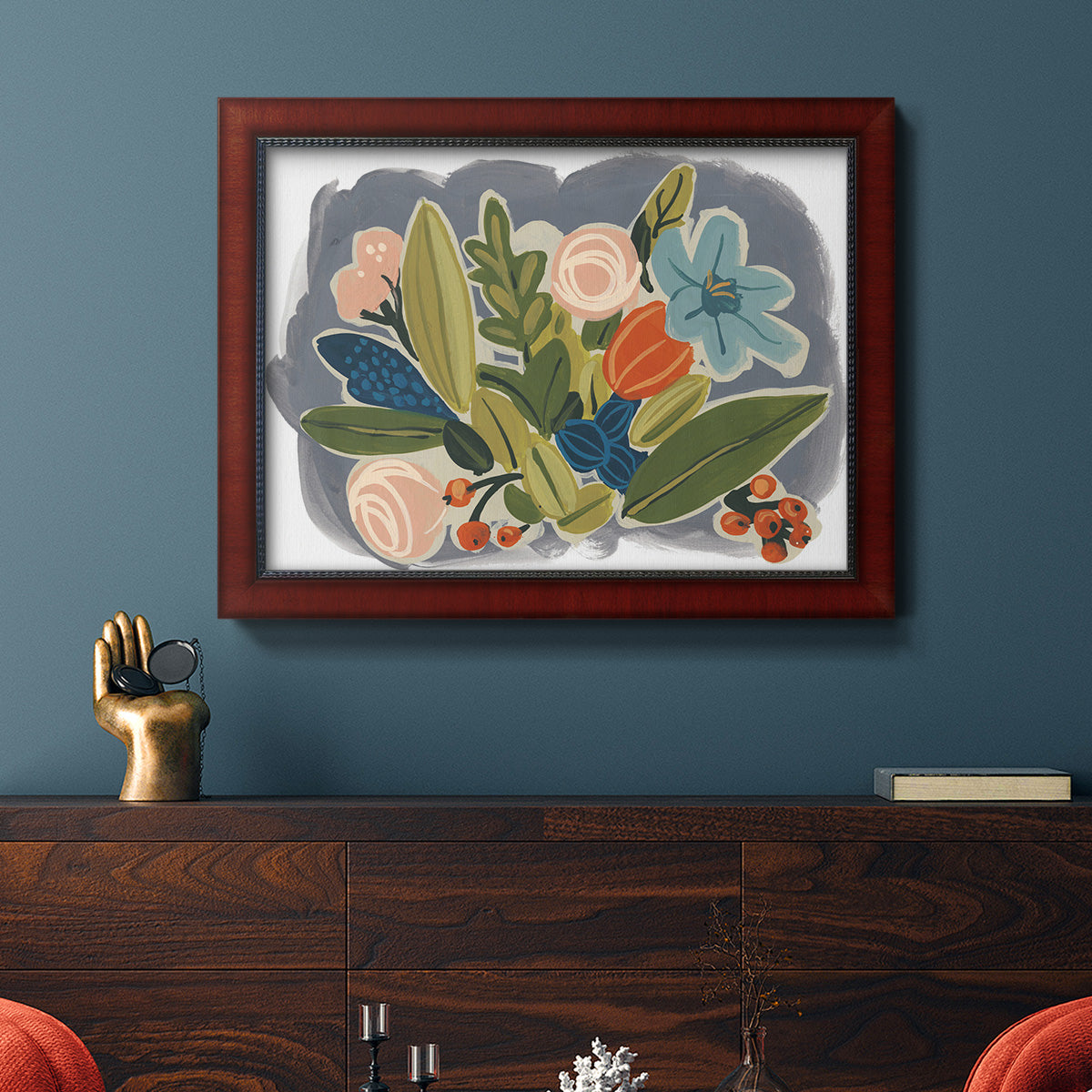 Bright Botany II Premium Framed Canvas- Ready to Hang