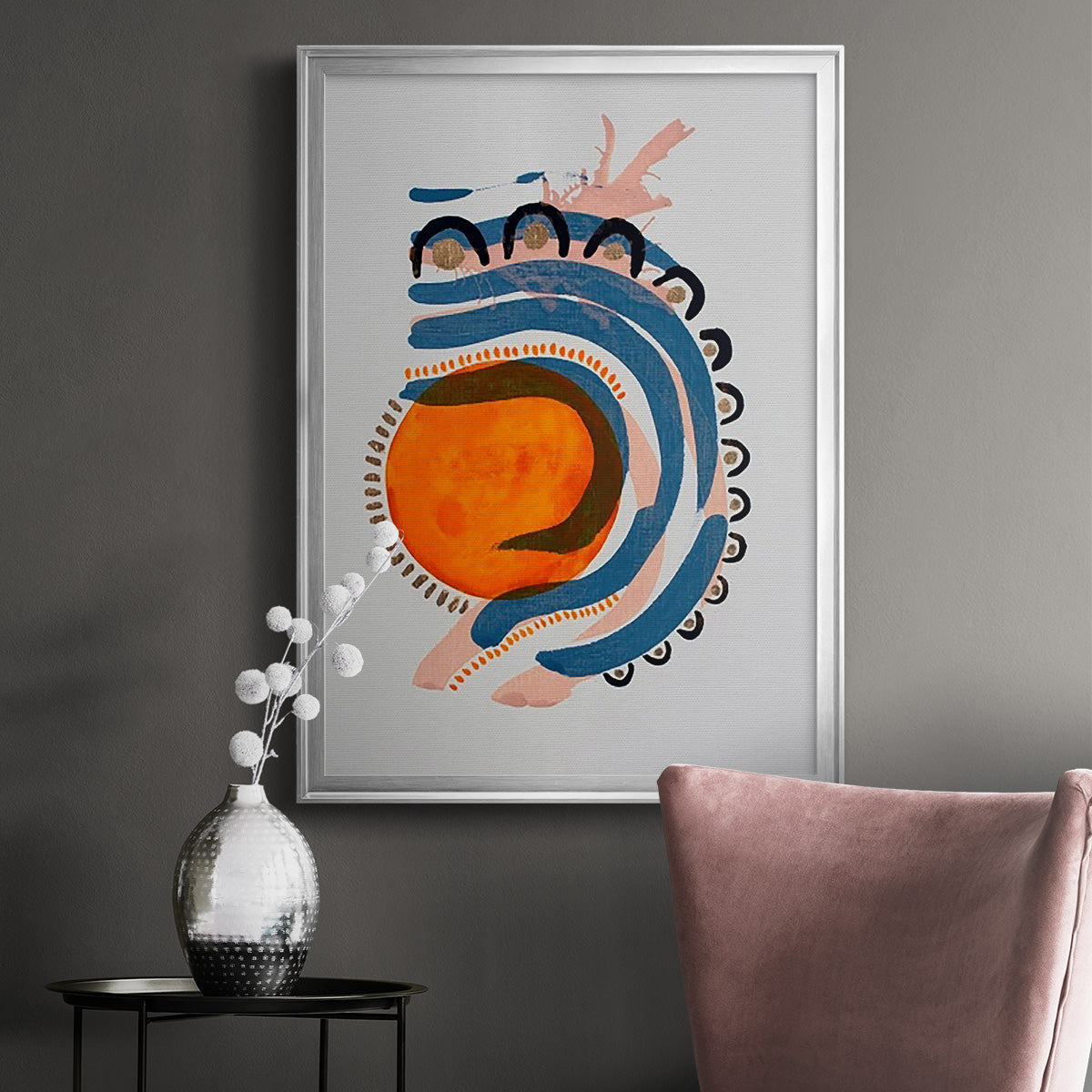 Weekend Car Rides - Modern Framed Canvas Print