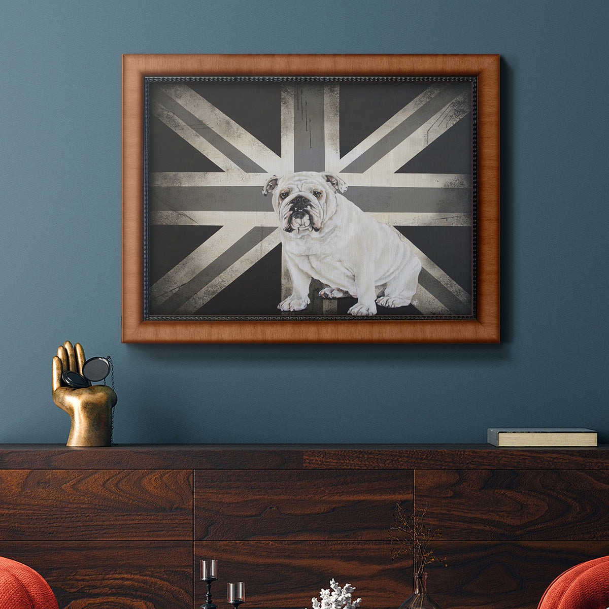 Best of British B&W Premium Framed Canvas- Ready to Hang