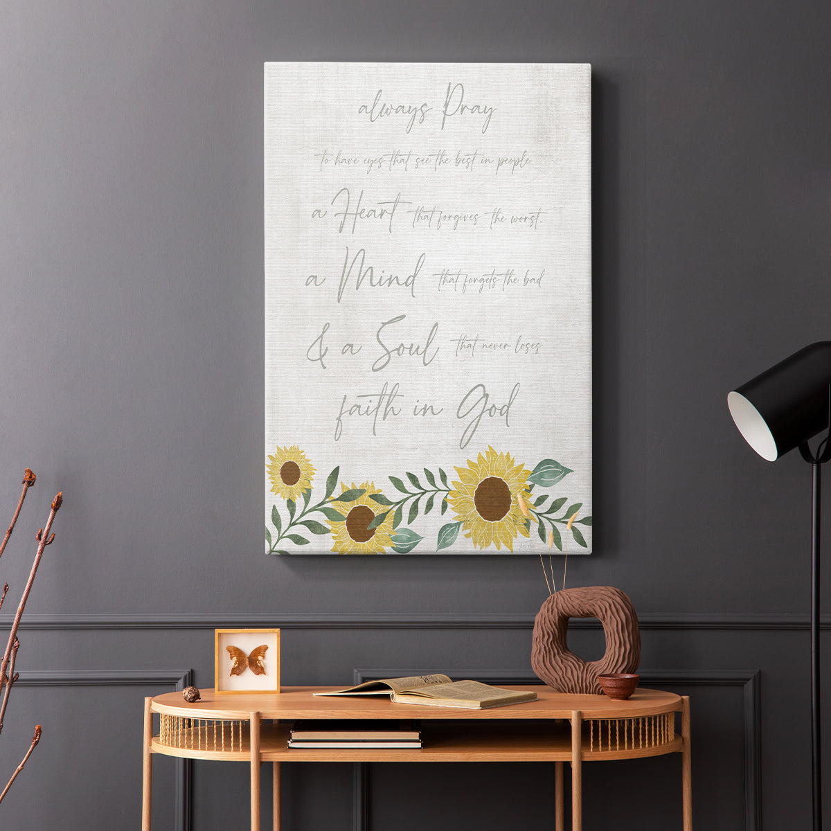 Always Pray - Canvas Art Print
