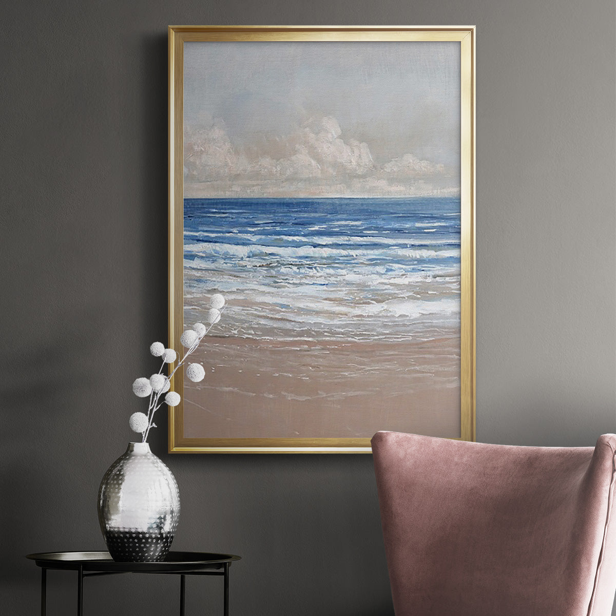 Stress-Free II - Modern Framed Canvas Print