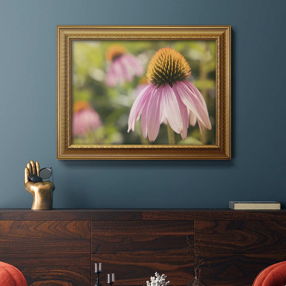 Echinacea Study I Premium Framed Canvas- Ready to Hang