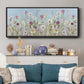 Meadow Spring Blooms - Floater Framed Canvas Print