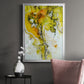 Golden Foliage II - Modern Framed Canvas Print