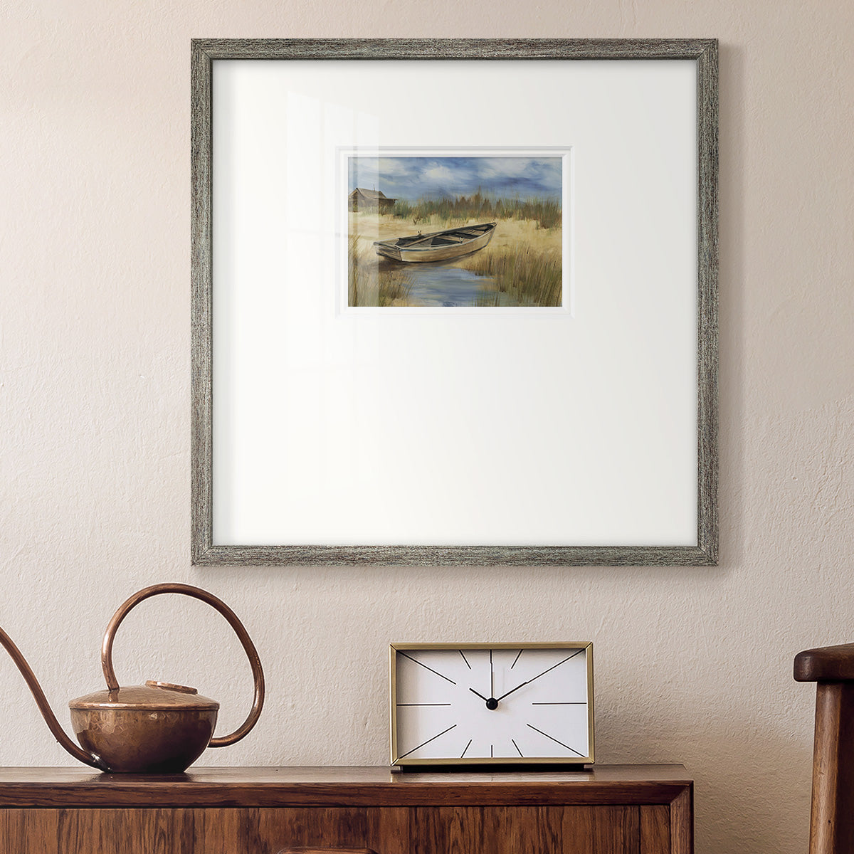 Fisherman's Friend - Double Matboard Framed Print