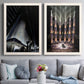 Nocturne - Premium Framed Canvas 2 Piece Set - Ready to Hang