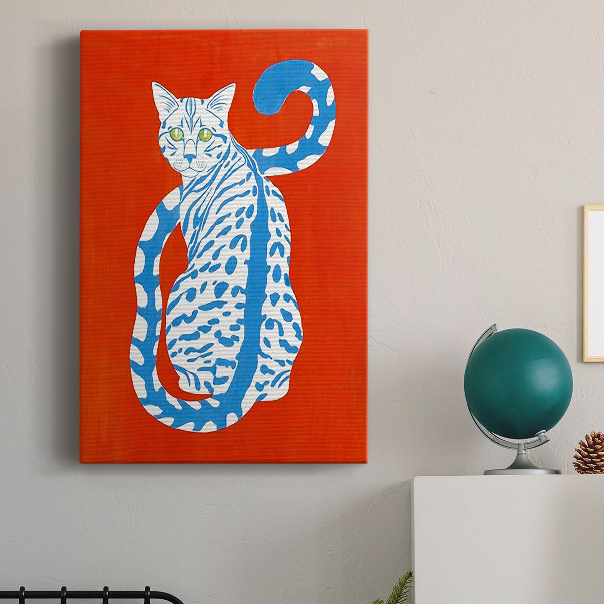 Complementary House Cat II Premium Gallery Wrapped Canvas - Ready to Hang