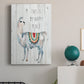 Llama Happy Place Premium Gallery Wrapped Canvas - Ready to Hang