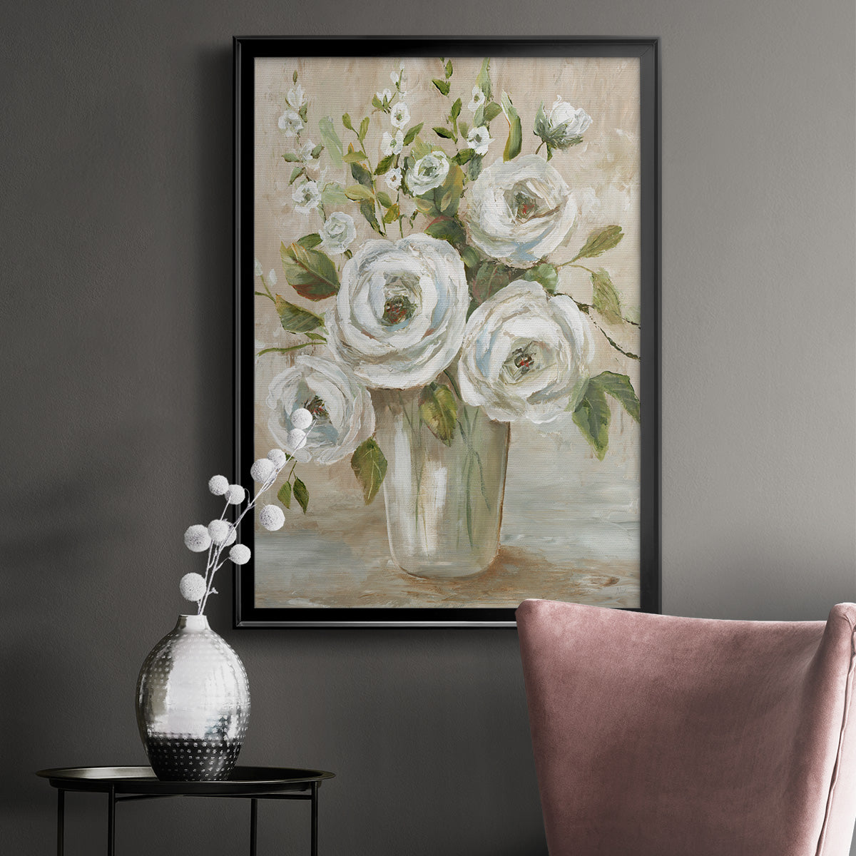 Astor Place - Modern Framed Canvas Print