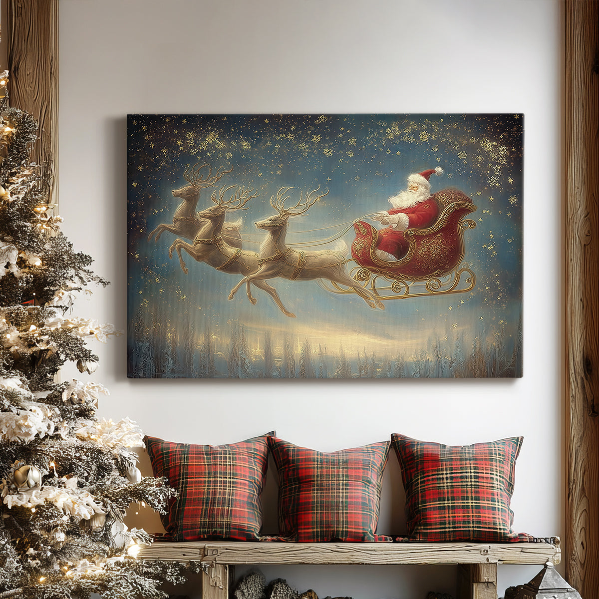 Night of Soft Linen Dawn - Canvas Art Print