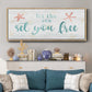 Sea Free - Floater Framed Canvas Print