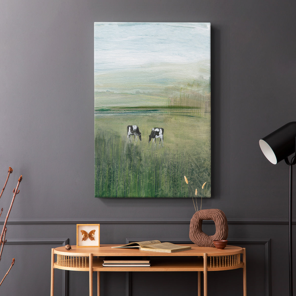 Out to Pasture II - Canvas Art Print