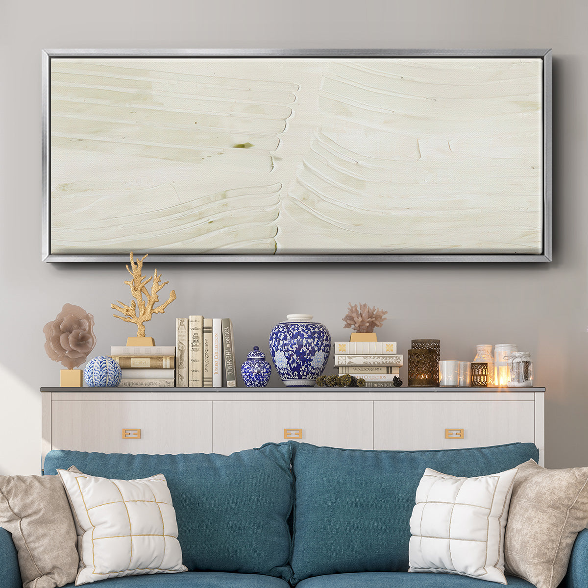 Roll Crossing I - Floater Framed Canvas Print