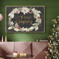 Gilded Christmas Collection A - Framed Gallery Wrapped Canvas in Floating Frame