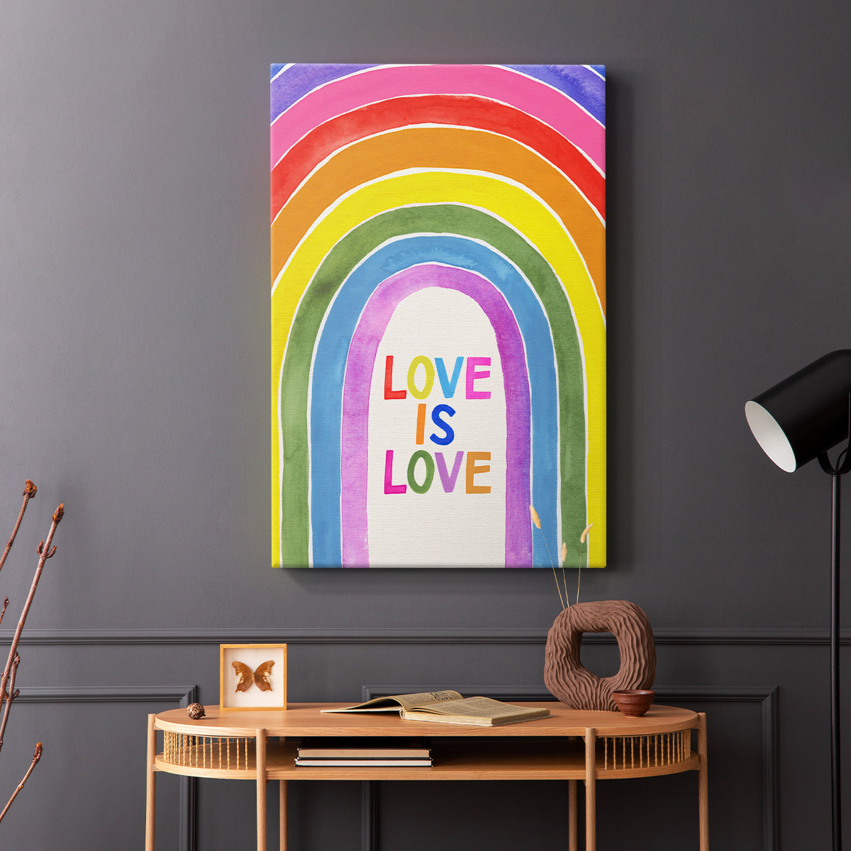 Love Loudly Collection B - Canvas Art Print