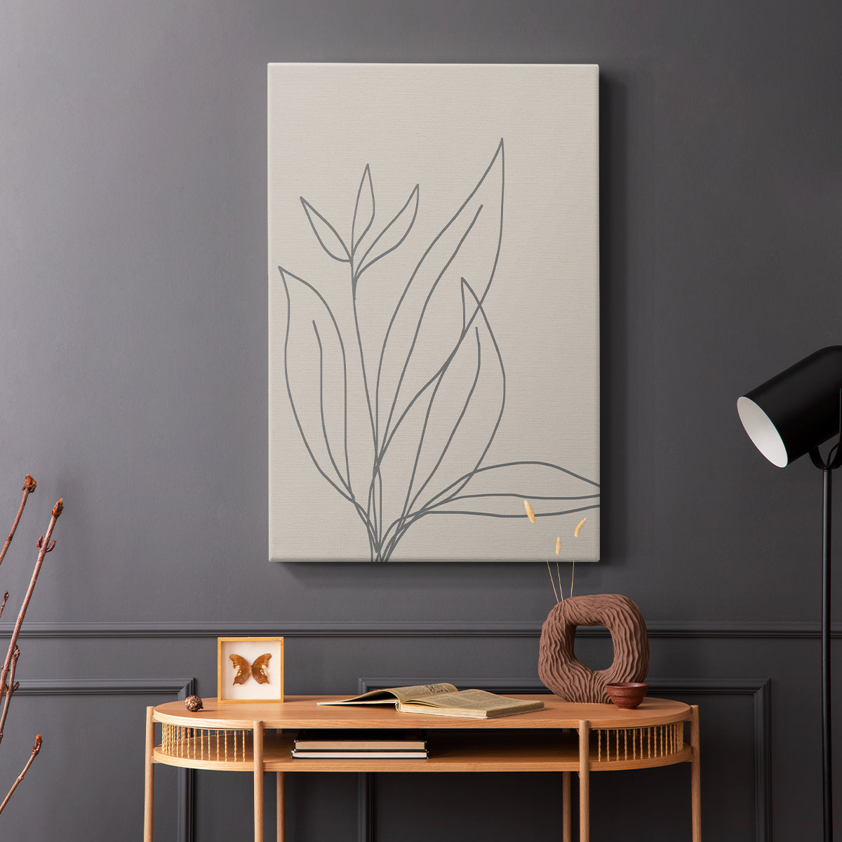 Neutral Lines I - Canvas Art Print
