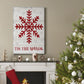 Tis the Season Snowflake - Canvas Art Print